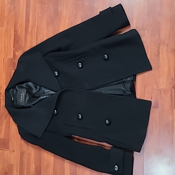 Babaton wool and cashmere double-breasted coat - Picture 1 of 4